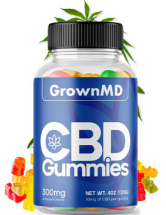 GrownMD CBD Gummies bottle